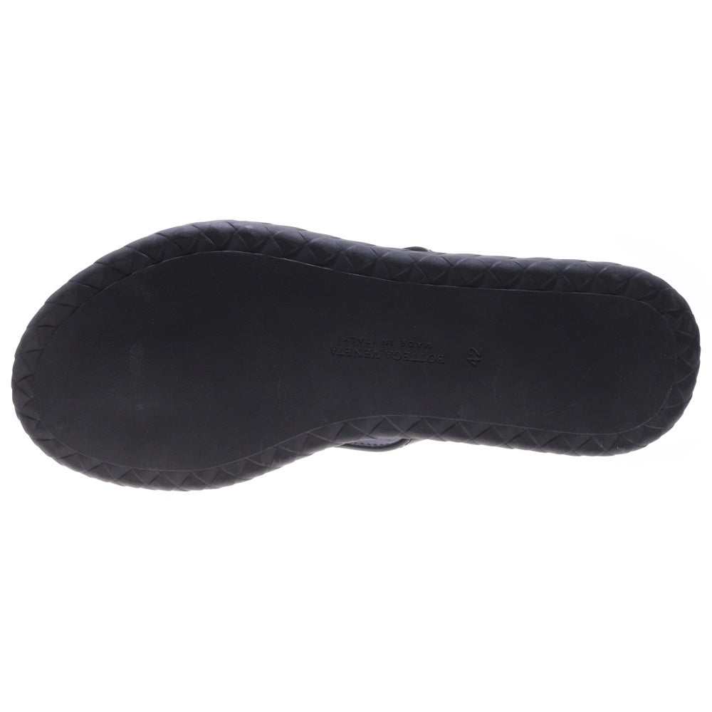 BOTTEGA VENETA(ボッテガヴェネタ) Intrecciato Leather Slide イントレチャート レザー サンダル ブラック 474942