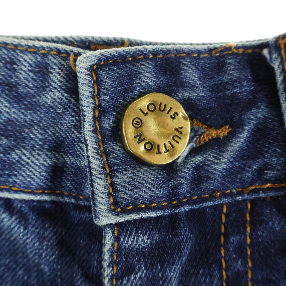 LOUIS VUITTON(ルイヴィトン) 23SS ウォッシュドウェイビーバギー デニムパンツ インディゴ RM231 YC7 HOD71W