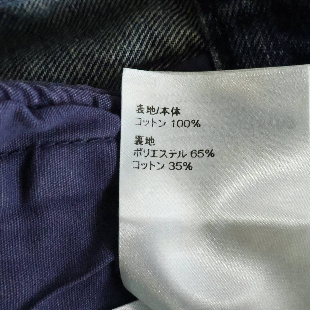 LOUIS VUITTON(ルイヴィトン) 23SS ウォッシュドウェイビーバギー デニムパンツ インディゴ RM231 YC7 HOD71W