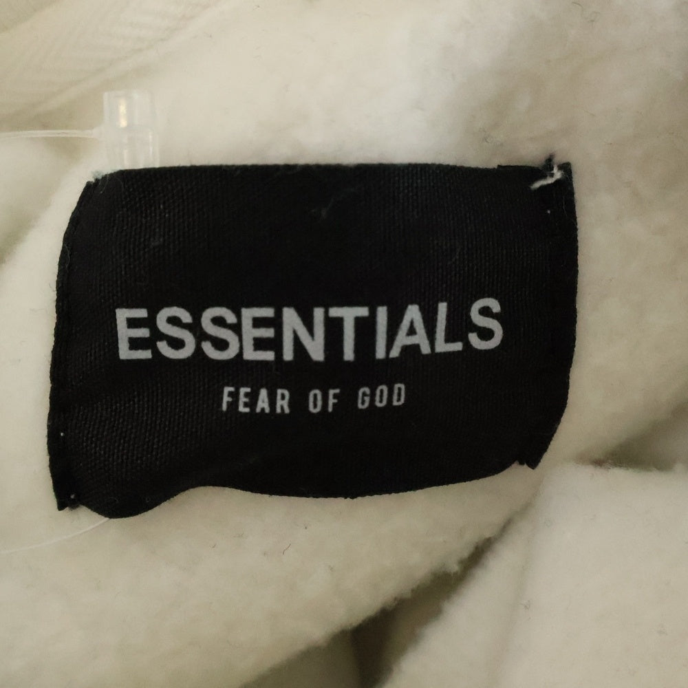 FEAR OF GOD ESSENTIALS(フィアオブゴッド エッセンシャルズ) HOODIE FLOWER バックフラワーフォトプリント プルオーバースウェットパーカー フーディー ホワイト