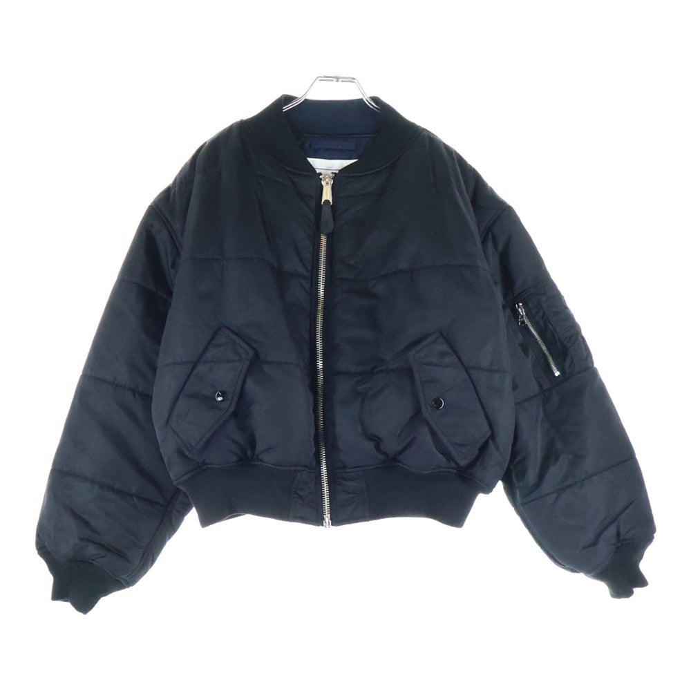 VETEMENTS(ヴェトモン) 20AW×Alpha Reversible Bomber Jacket アルファ リバーシブルボンバージャケット ネイビー/ブラック UAH21JA010