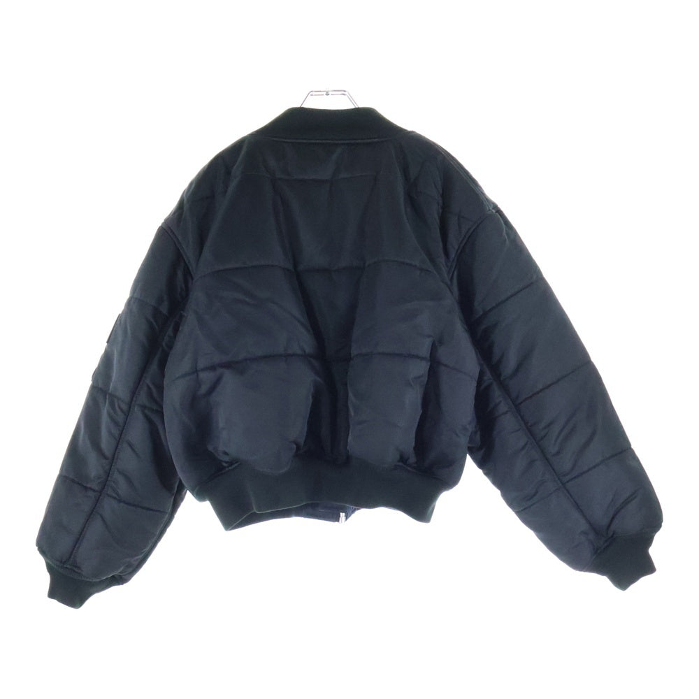 VETEMENTS(ヴェトモン) 20AW×Alpha Reversible Bomber Jacket アルファ リバーシブルボンバージャケット ネイビー/ブラック UAH21JA010