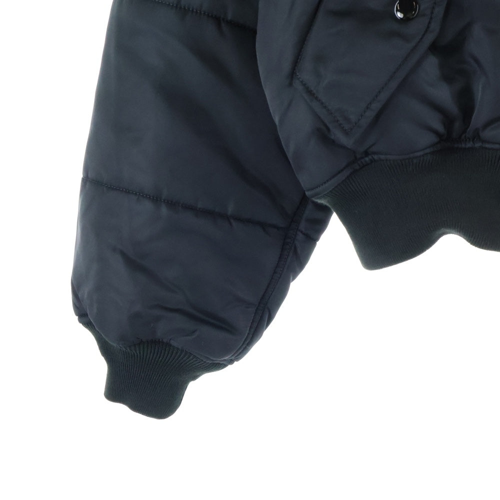 VETEMENTS(ヴェトモン) 20AW×Alpha Reversible Bomber Jacket アルファ リバーシブルボンバージャケット ネイビー/ブラック UAH21JA010