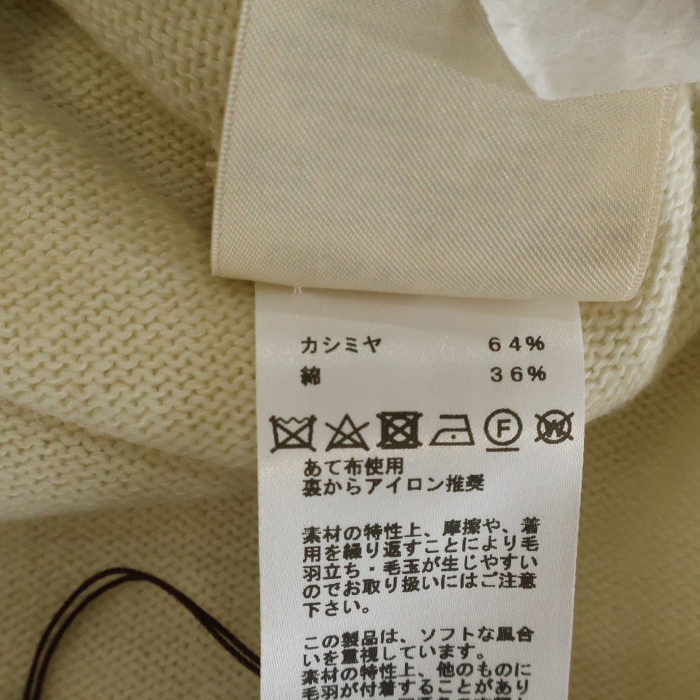 HERMES(エルメス) 23SS Cashmere knit One Peace カシミヤニット ロングワンピース レディース アイボリー