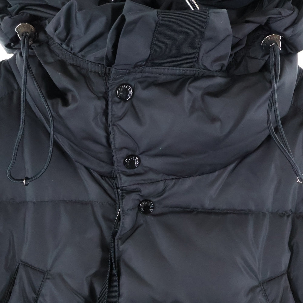 MONCLER(モンクレール) SERRE GIUBBOTTO ロゴワッペン ダウンジャケット ブラック レディース 420934630705 54155