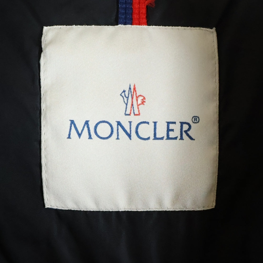 MONCLER(モンクレール) SERRE GIUBBOTTO ロゴワッペン ダウンジャケット ブラック レディース 420934630705 54155
