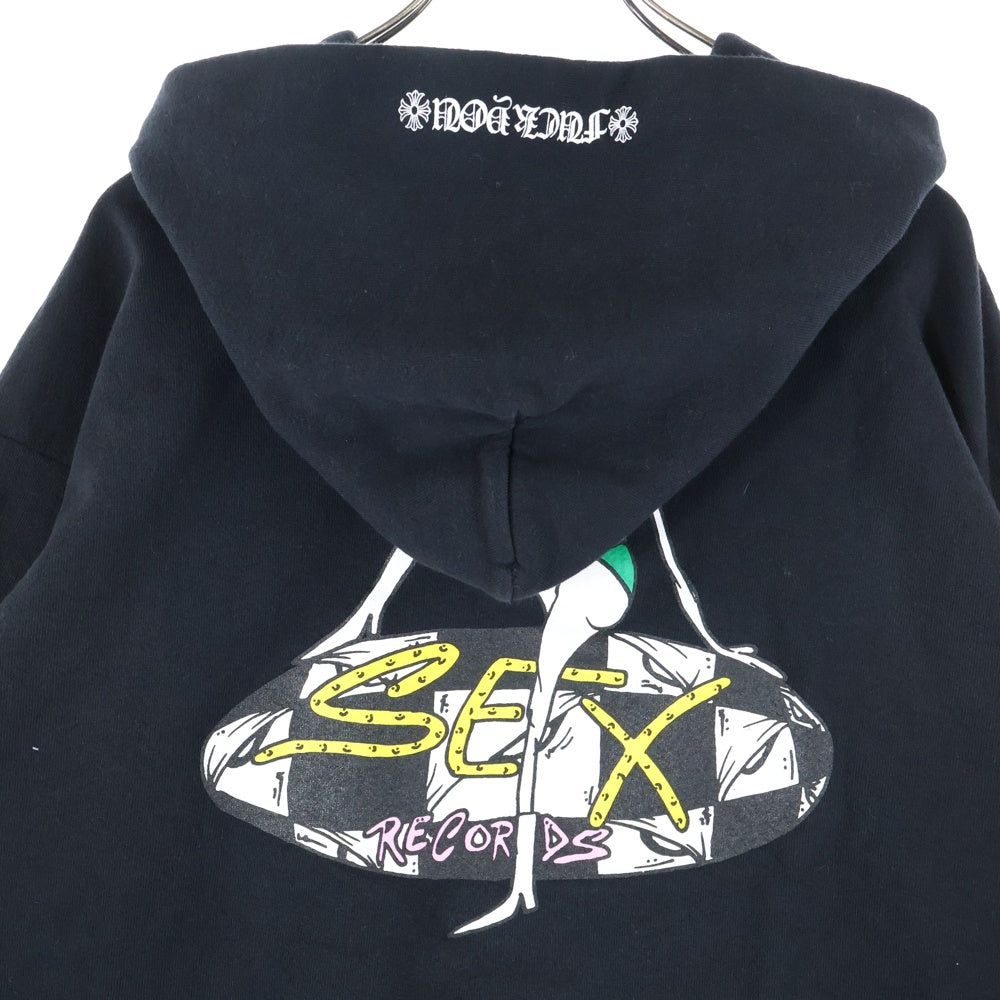 CHROME HEARTS(クロムハーツ) 21AW MATTY BOY PPO SEXRCD CONCEPT SWTSHRT PLVR マッティボーイ セックスレコード コンセプト プルオーバーフーディ パーカー ブラック