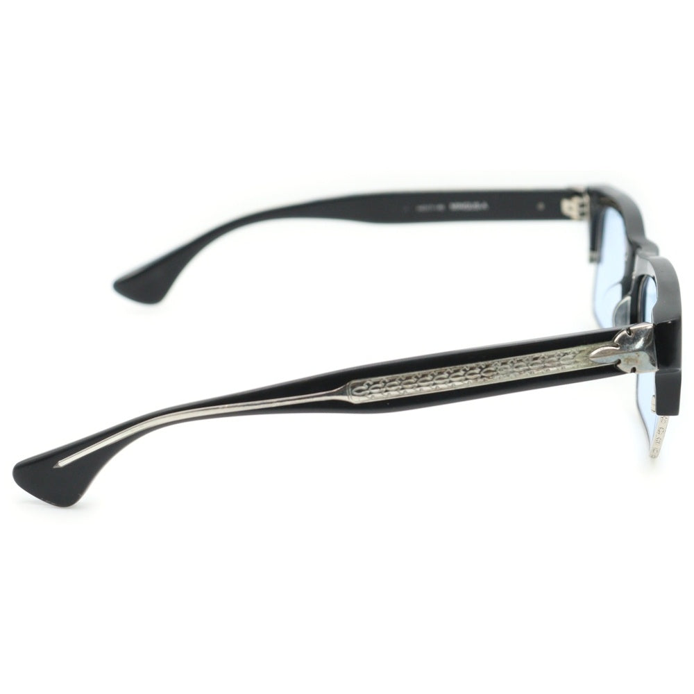 CHROME HEARTS(クロムハーツ) MINGUS-A フレアニーモチーフ アイウェア サングラス ブラック/シルバー