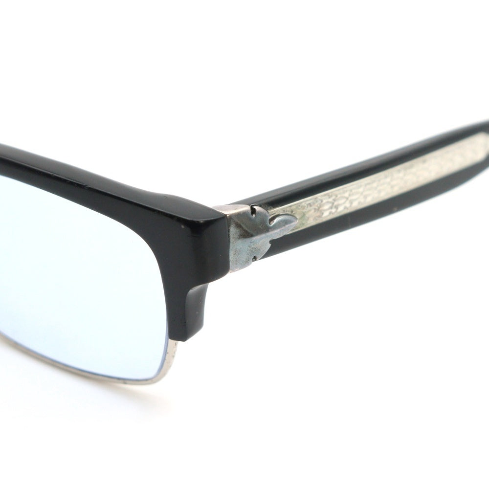 CHROME HEARTS(クロムハーツ) MINGUS-A フレアニーモチーフ アイウェア サングラス ブラック/シルバー