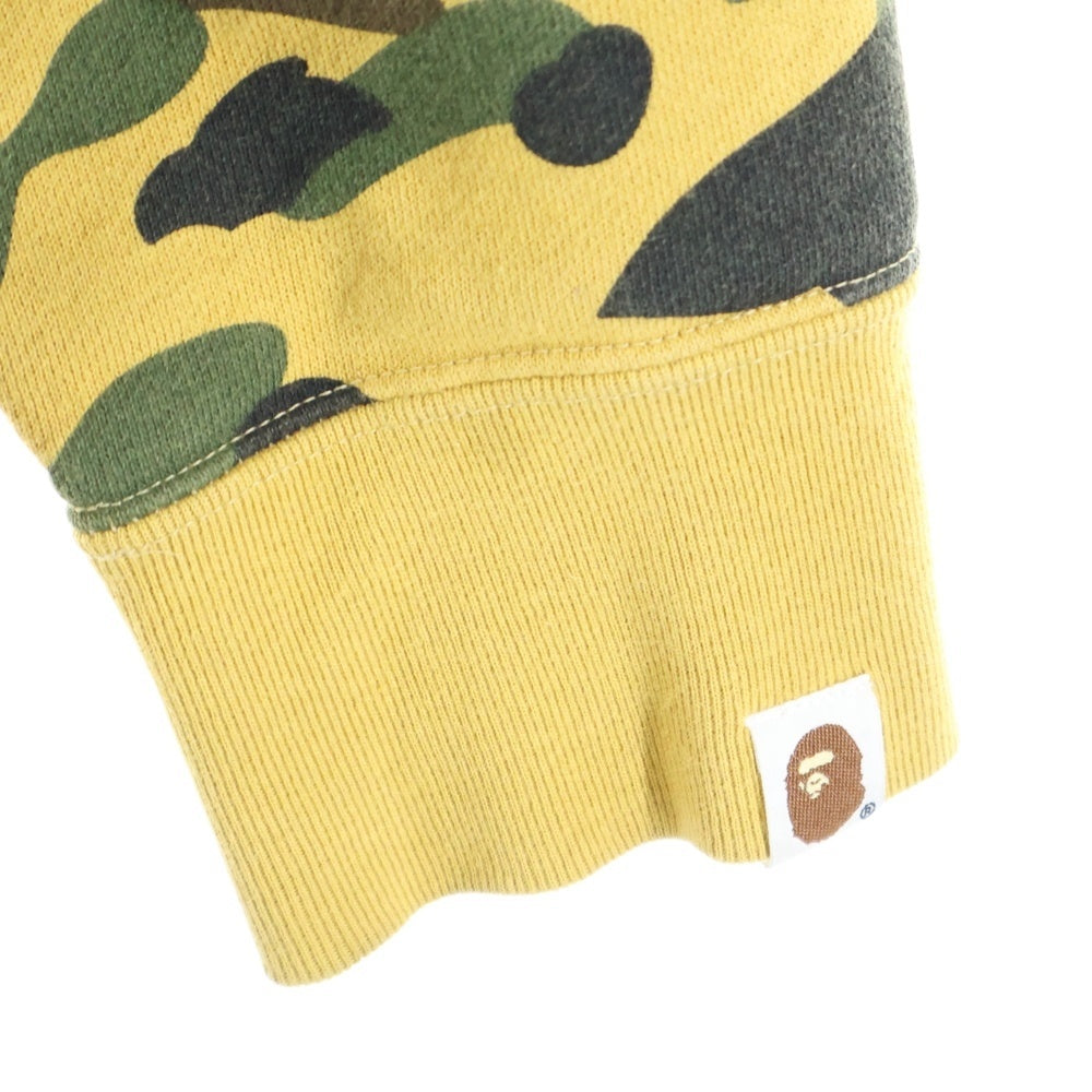 A BATHING APE(アベイシングエイプ) ABC CAMO SHARK PARKA フルジップ カモ シャーク フーディプルオーバーパーカー ブラウン 001ZPJ701006M