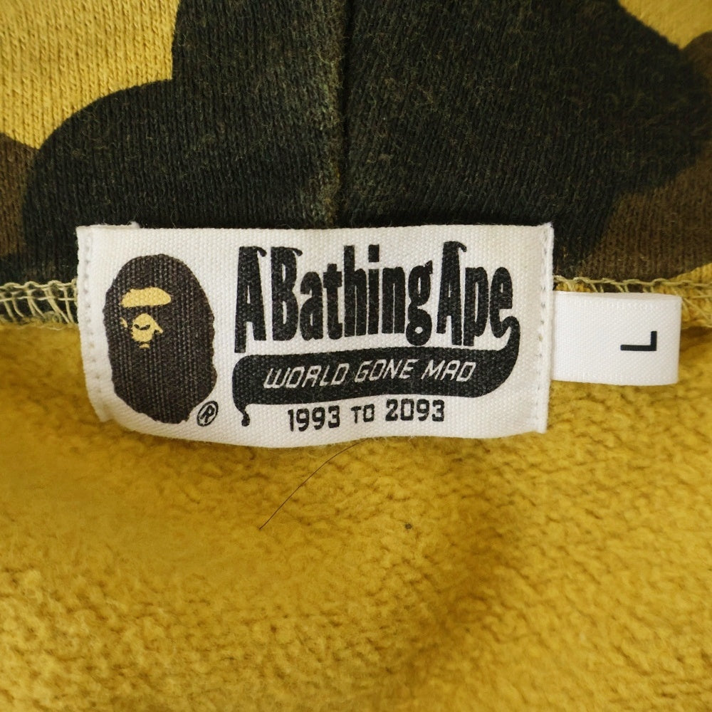 A BATHING APE(アベイシングエイプ) ABC CAMO SHARK PARKA フルジップ カモ シャーク フーディプルオーバーパーカー ブラウン 001ZPJ701006M