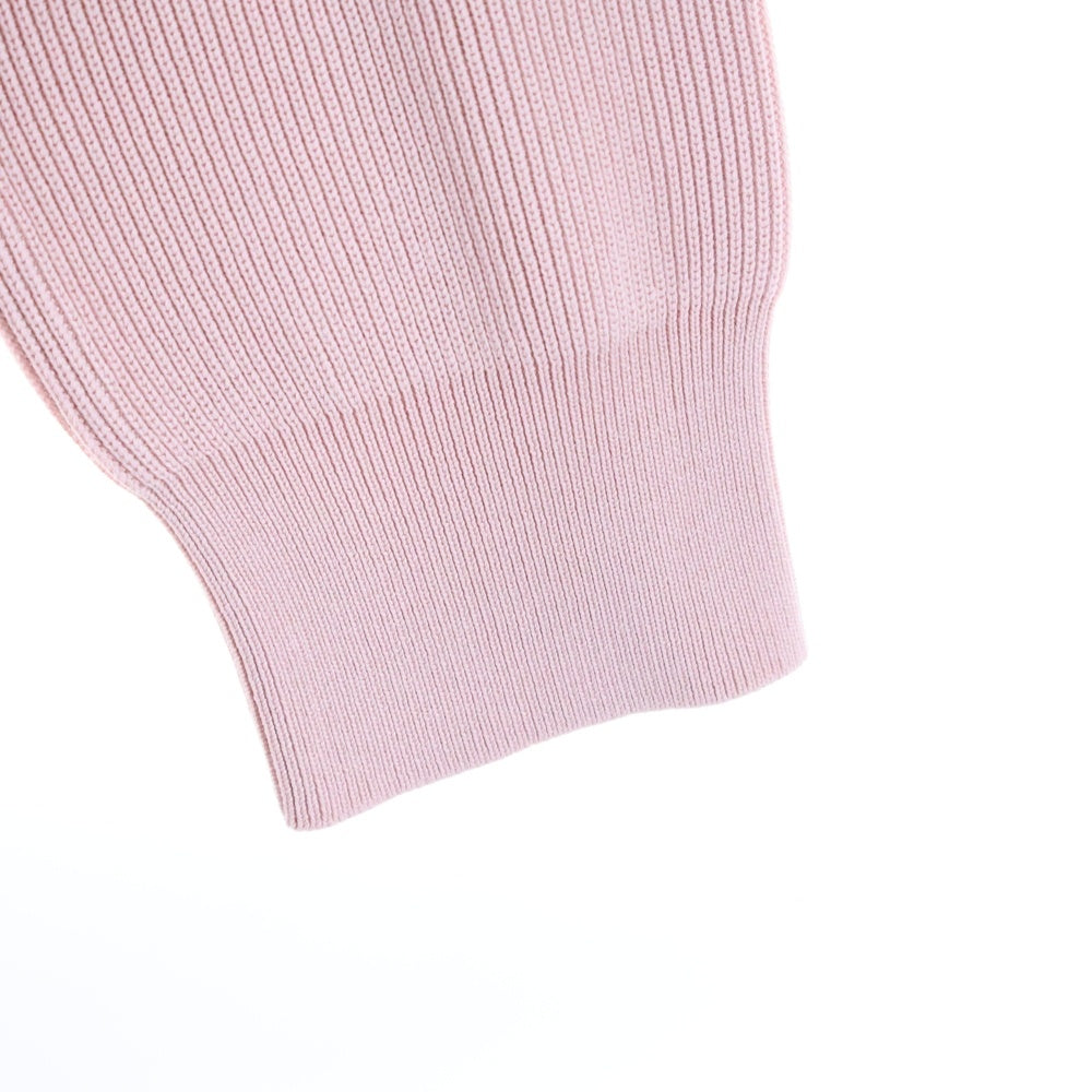 GUCCI(グッチ) Intarsia Silk Knit Sweater インターシャ シルク混クルーネックニットセーター ピンク 814988 XKEKI