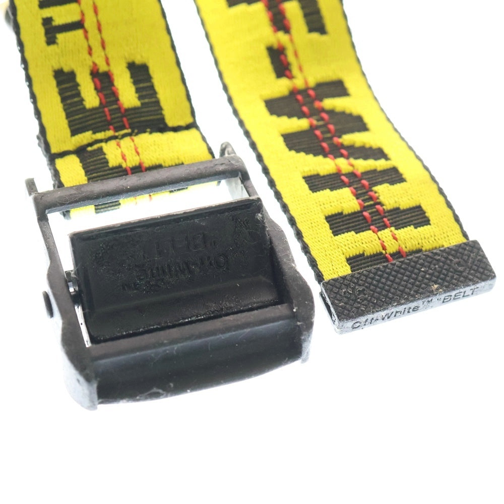 OFF-WHITE(オフホワイト) 18AW Belt インダストリアルロゴ ベルト イエロー OWRB009E18223050