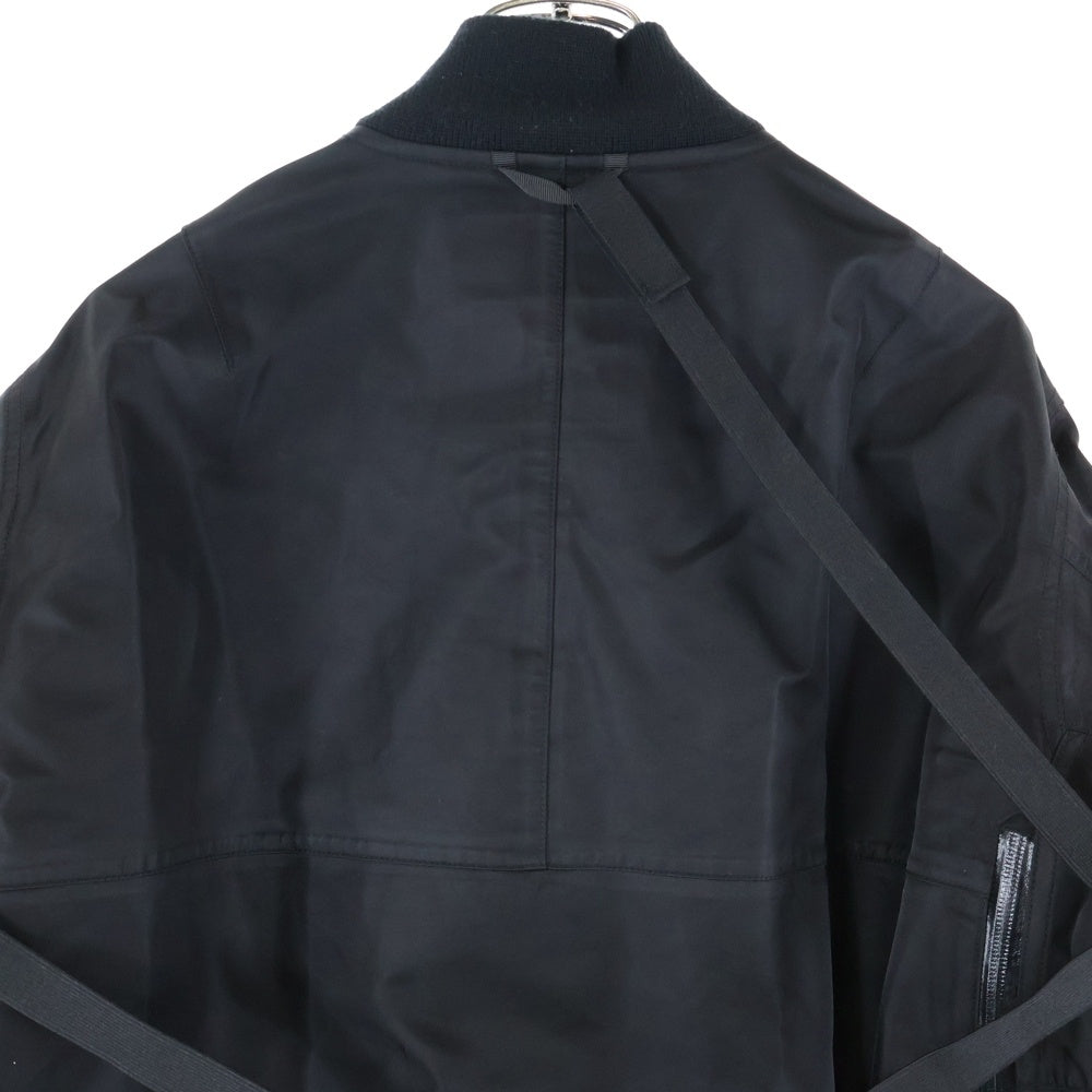 Sacai(サカイ) 22SS ×ACRONYM BOMBER JAKET MA-1 アクロニウム ナイロンボンバージャケット ブラック 22-02762M
