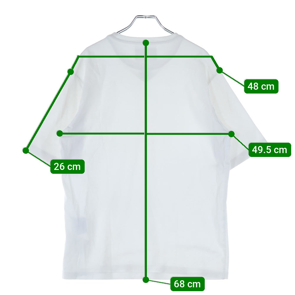 PRADA(プラダ) T-Shirt トライアングルロゴ 半袖Tシャツ ホワイト UJN861