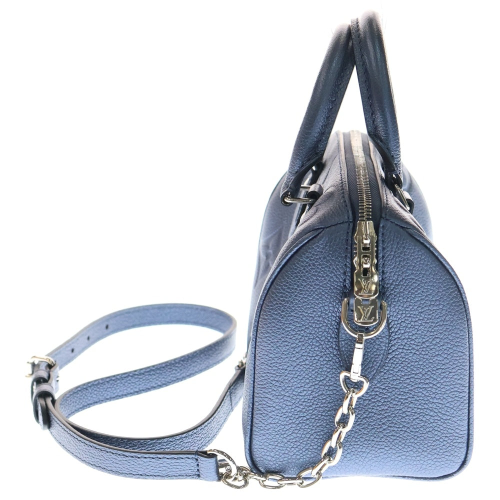 LOUIS VUITTON(ルイヴィトン) モノグラム アンプラント レザー スピーディバ ンドリエール 20 ショルダーバッグ ブルー