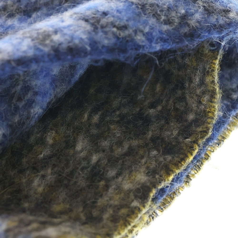 MARNI(マルニ) STRIPED MUFFLER ストライプ マフラー アルパカ イエロー/ブルー SCMC0090Y0