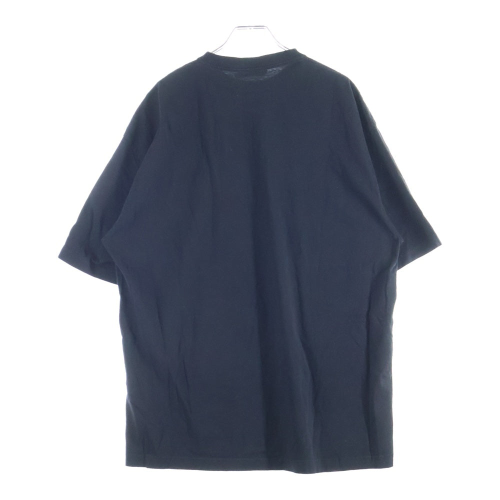 BALENCIAGA(バレンシアガ) BB Logo Print Tee フロントロゴプリント コットン半袖Tシャツ カットソー 556148 TDV51 ブラック