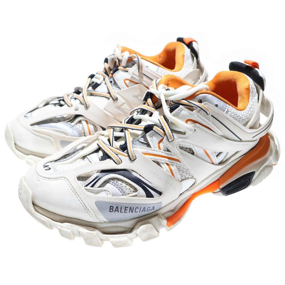BALENCIAGA(バレンシアガ) TRACK TRAINERS トラック トレーナー ローカットスニーカー ホワイト/オレンジ 542023
