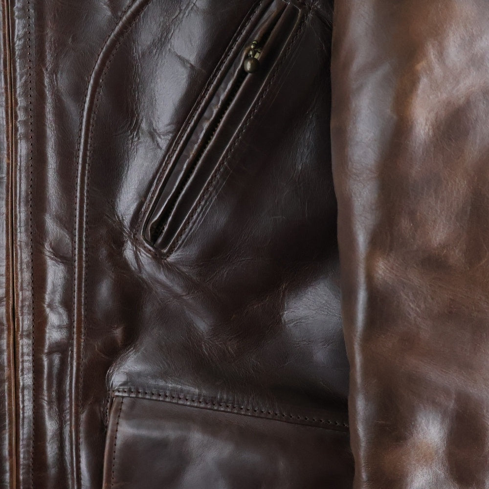 AERO LEATHER(エアロレザー) HERCULES ヘラクレス レザージャケット ブラウン