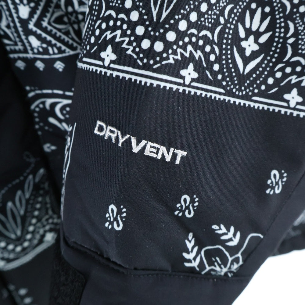 THE NORTH FACE(ザノースフェイス) NOVELTY ULTIMATE DOWN JACKET ノベルティ ユーティリティ フーデッド ダウンジャケット バンダナ 総柄 ブラック NJ2DN63A