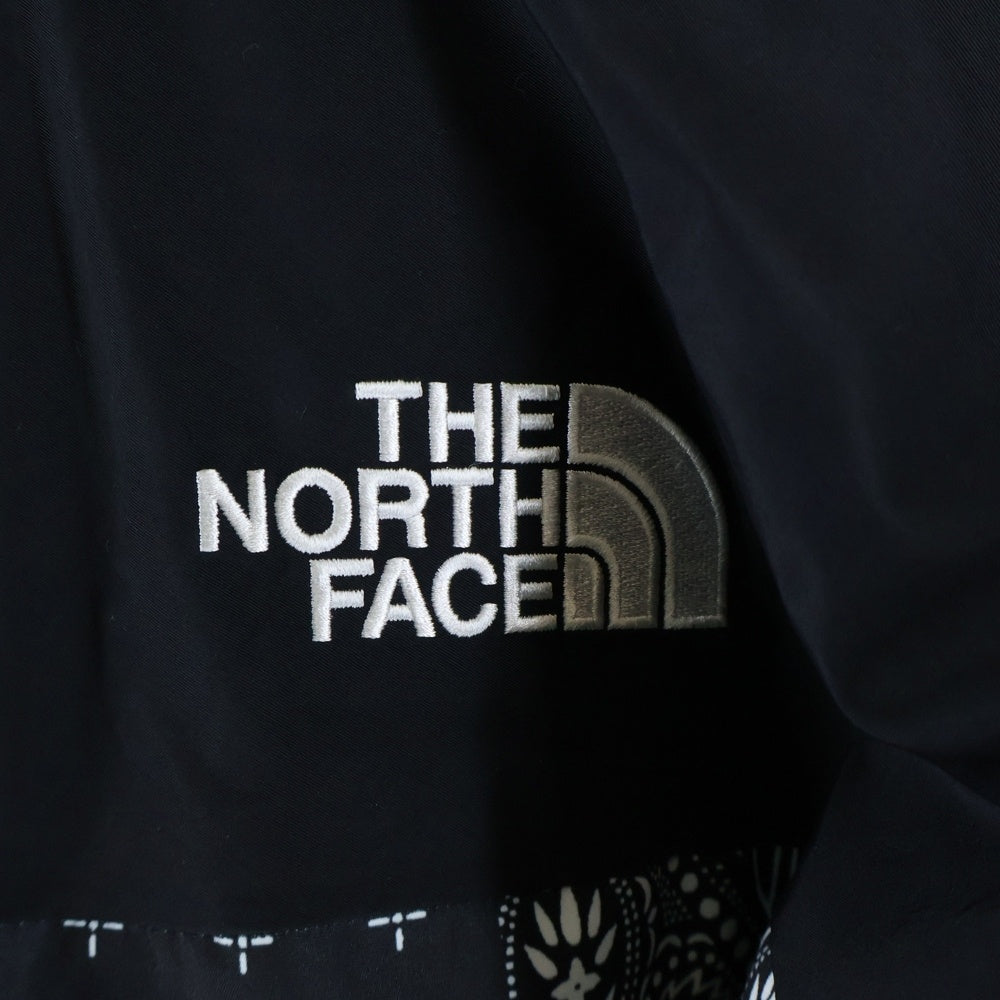 THE NORTH FACE(ザノースフェイス) NOVELTY ULTIMATE DOWN JACKET ノベルティ ユーティリティ フーデッド ダウンジャケット バンダナ 総柄 ブラック NJ2DN63A