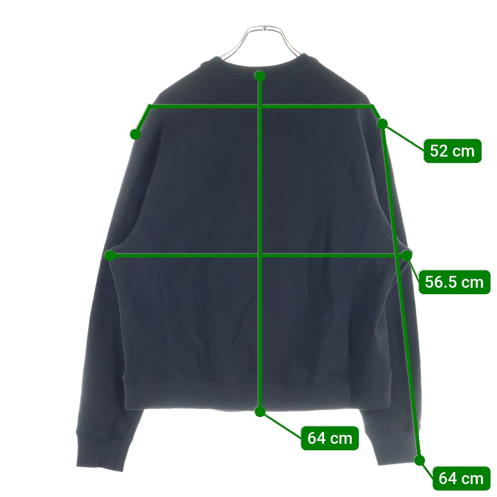 KENZO(ケンゾー) By Verdy Classic Sweat バイベルディー クラシックスウェットトレーナー ロゴフェルト長袖トレーナー FE55SW1464MG-99J ブラック