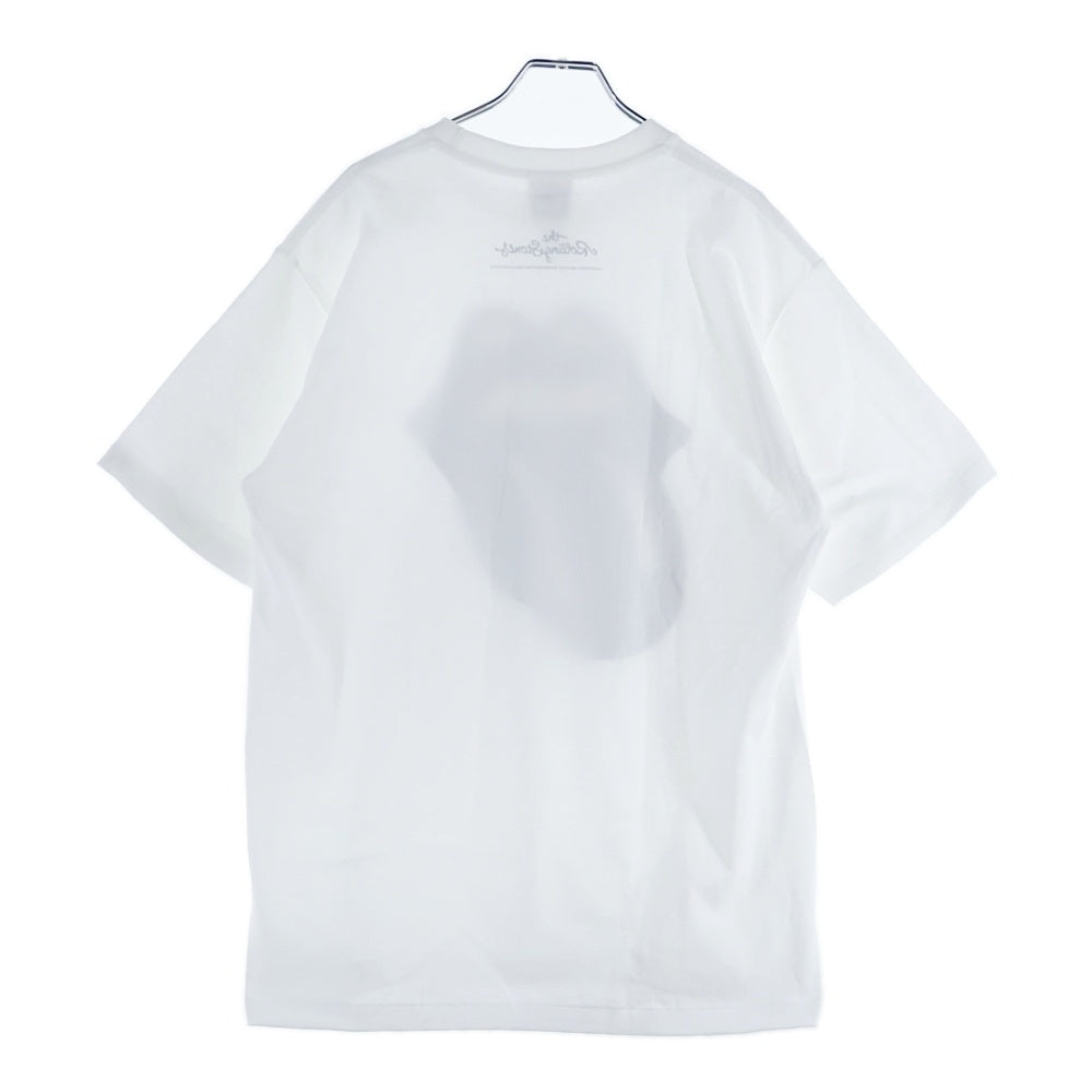 A BATHING APE(アベイシングエイプ) ×Rolling Stones Tee ローリングストーンズ カモフラージュ 迷彩 半袖Tシャツ ホワイト 1L23110908