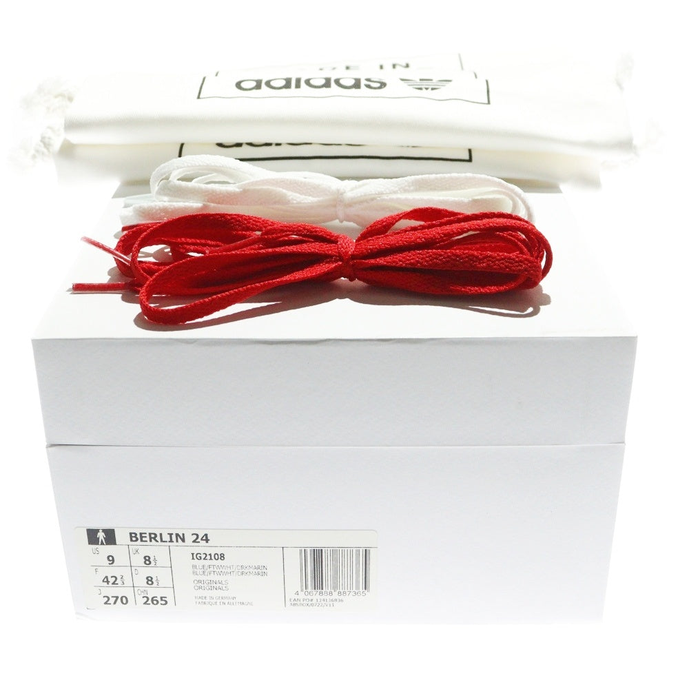 adidas(アディダス) BERLIN24 ベルリン24 ローカットスニーカー ブルー US9/27cm IG2108