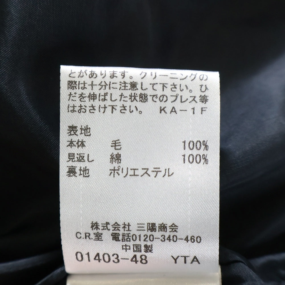 BURBERRY BLUE LABEL(バーバリーブルーレーベル) Skirt ロゴ刺繍 チェックミニスカート ブラック レディース E1S11-455-09