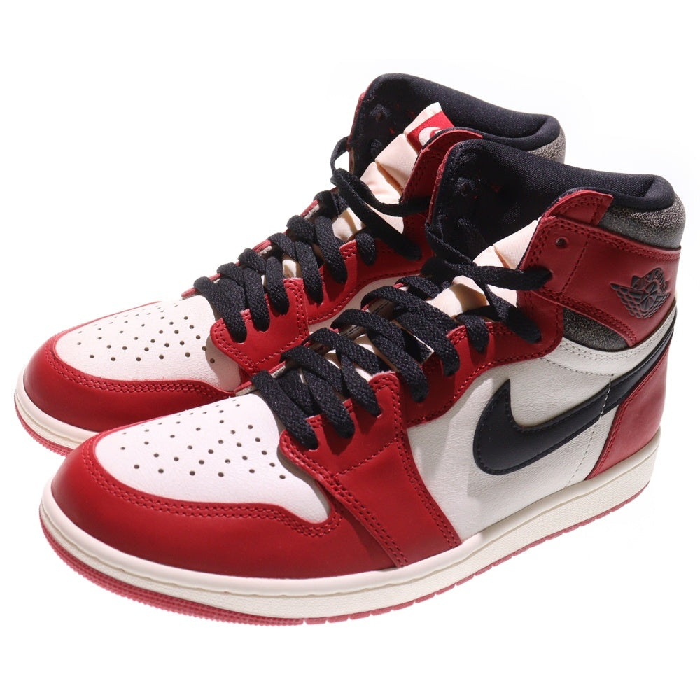 NIKE(ナイキ) AIR JORDAN 1 HIGH OG CHICAGO LOST & FOUND エアジョーダン1 シカゴ ロストアンドファウンド ハイカットスニーカー ホワイト/レッド US10/28cm DZ5485-612