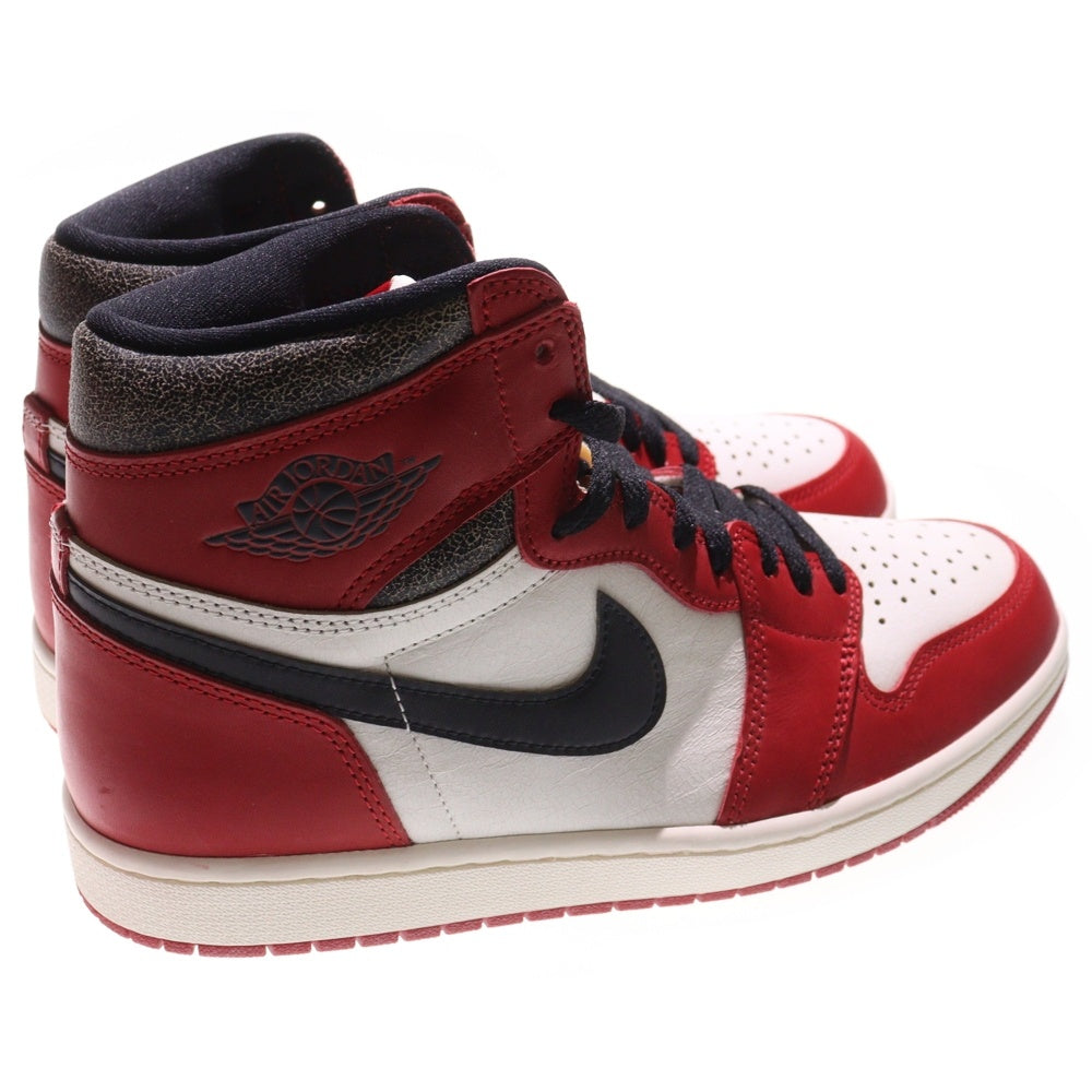 NIKE(ナイキ) AIR JORDAN 1 HIGH OG CHICAGO LOST & FOUND エアジョーダン1 シカゴ ロストアンドファウンド ハイカットスニーカー ホワイト/レッド US10/28cm DZ5485-612