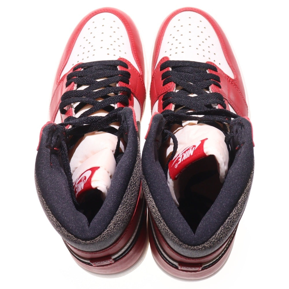 NIKE(ナイキ) AIR JORDAN 1 HIGH OG CHICAGO LOST & FOUND エアジョーダン1 シカゴ ロストアンドファウンド ハイカットスニーカー ホワイト/レッド US10/28cm DZ5485-612
