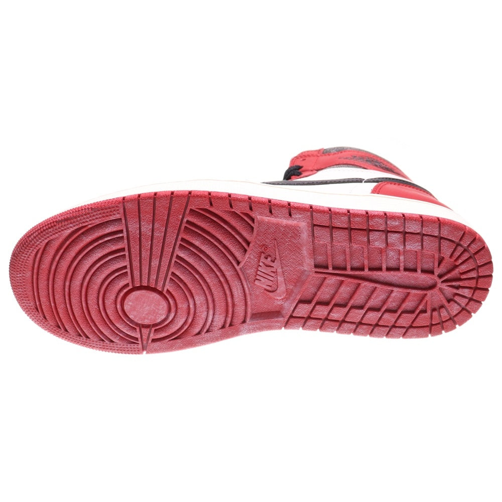 NIKE(ナイキ) AIR JORDAN 1 HIGH OG CHICAGO LOST & FOUND エアジョーダン1 シカゴ ロストアンドファウンド ハイカットスニーカー ホワイト/レッド US10/28cm DZ5485-612