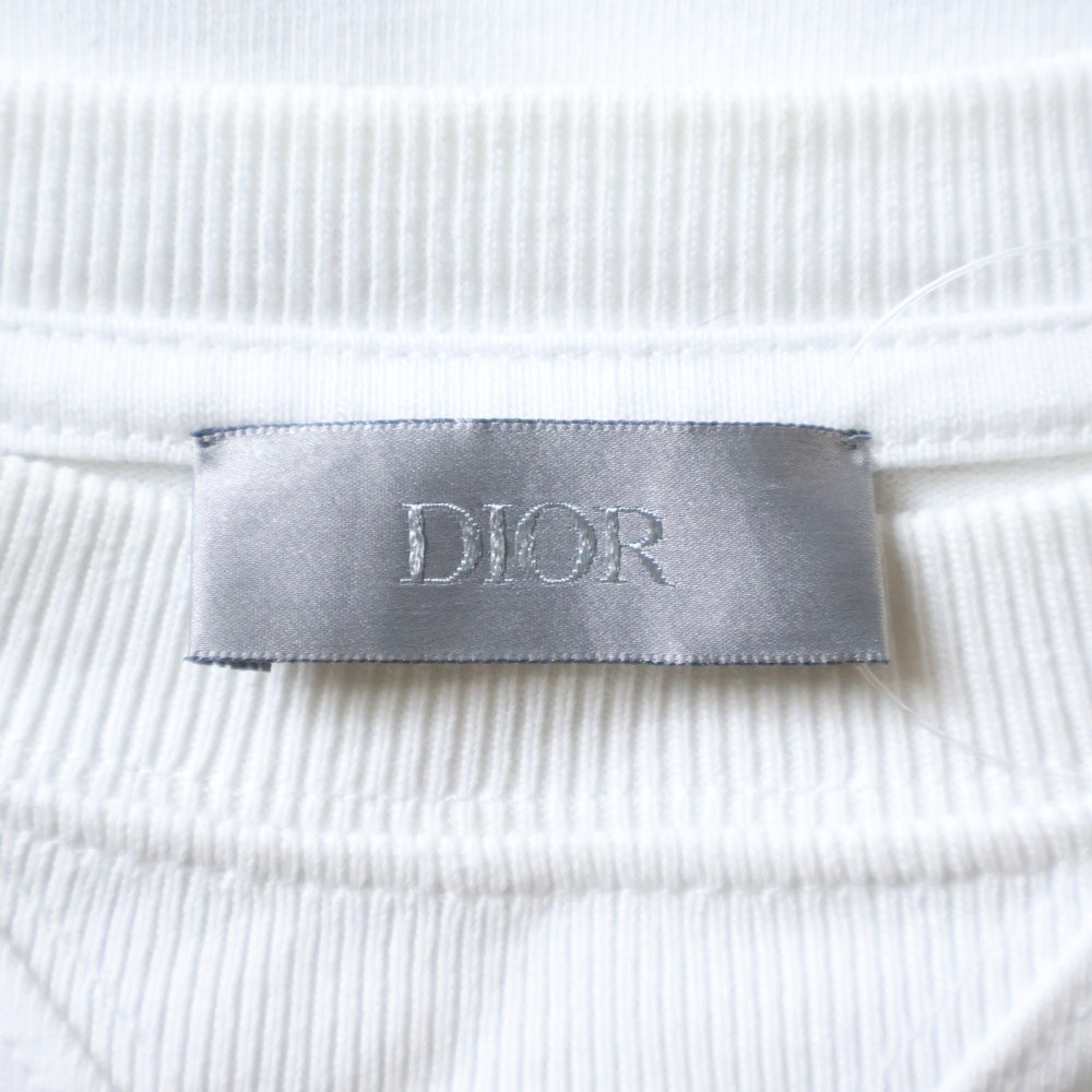 DIOR(ディオール) T-Shirt ロゴ刺繍 半袖Tシャツ ホワイト 343J696C0554