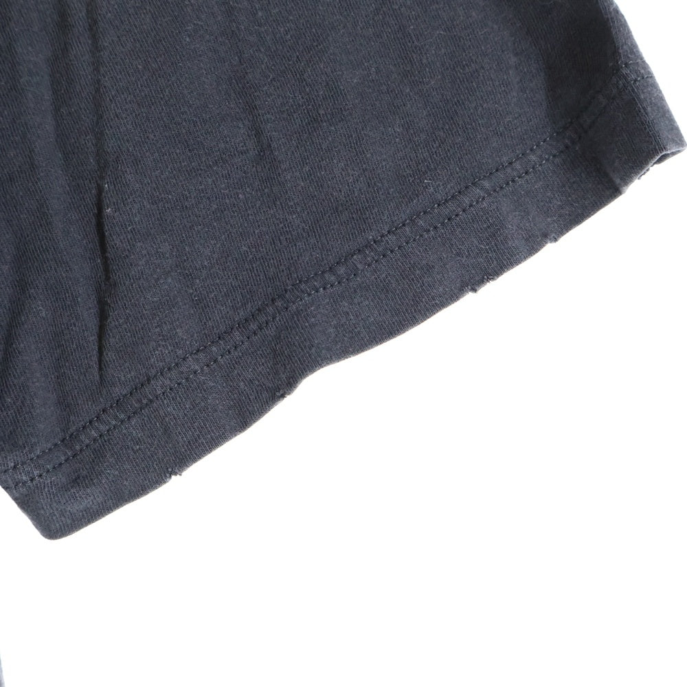 GUCCI(グッチ) Black Cat T-Shirt ダメージ加工 半袖Tシャツ グレー 493117 X3I29