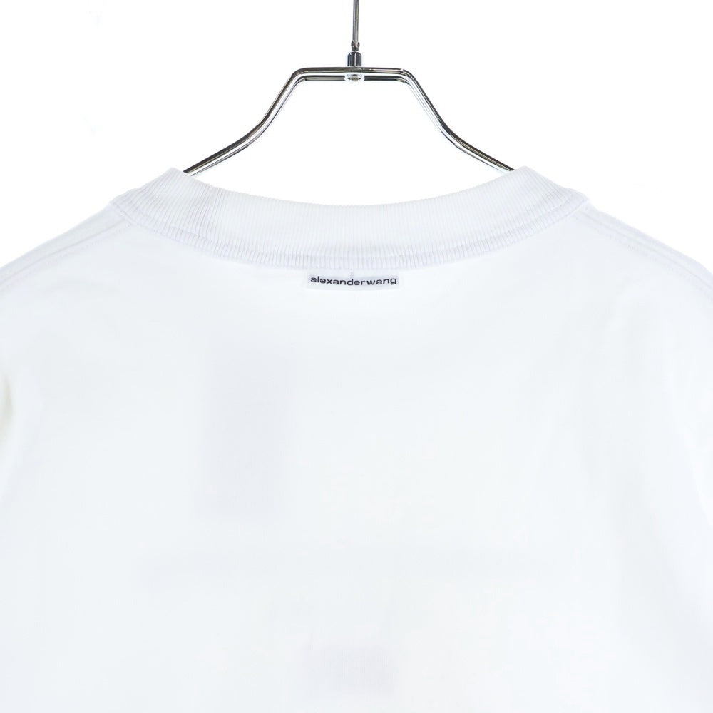 ALEXANDER WANG(アレキサンダーワン) T-Shirt ロゴ刺繍 半袖Tシャツ ホワイト