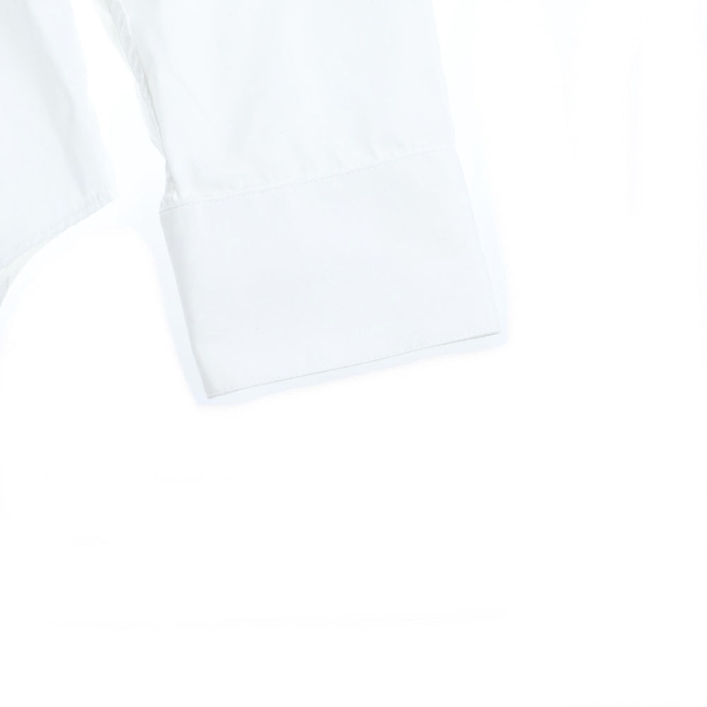 DIOR(ディオール) 19AW ×Raymond Pettibon レイモンドペティボーン ロゴ刺繍 長袖シャツ ホワイト 943C596A1581