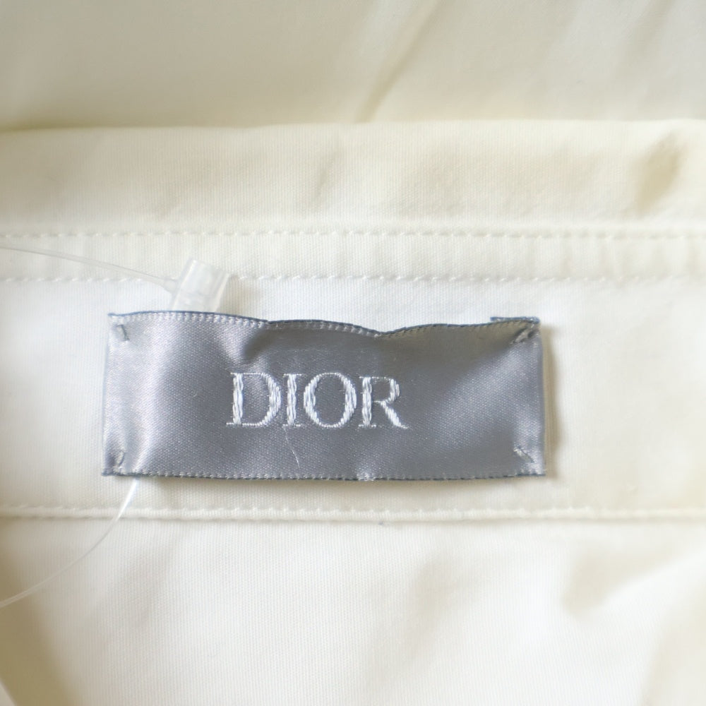 DIOR(ディオール) 19AW ×Raymond Pettibon レイモンドペティボーン ロゴ刺繍 長袖シャツ ホワイト 943C596A1581