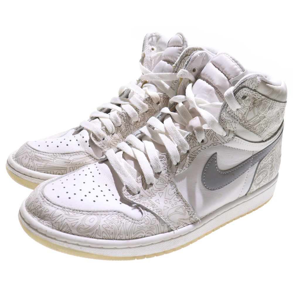 NIKE(ナイキ) AIR JORDAN1 RETRO HIGH 30TH ANNIVERSARY エアジョーダン1 30周年ハイカットスニーカー ホワイト US9/27cm 705289-100