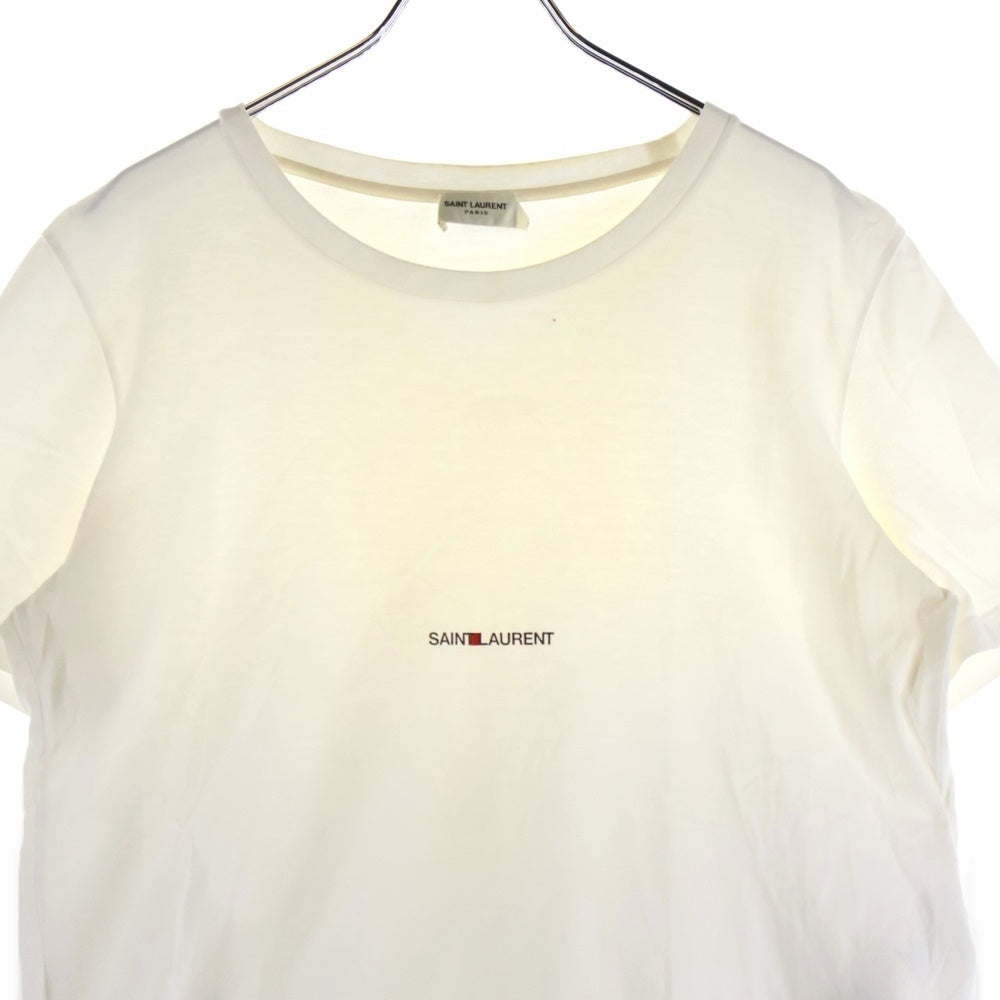 SAINT LAURENT PARIS(サンローランパリ) T-Shirt ロゴプリント 半袖Tシャツ ホワイト 464572 YB2DQ