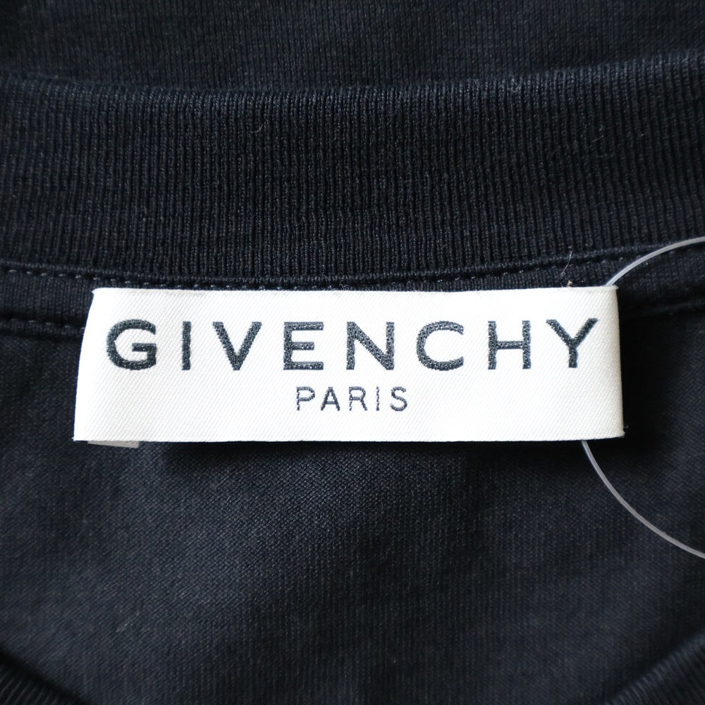 GIVENCHY(ジバンシィ) T-Shirt ロゴ刺繍 半袖Tシャツ ブラック BM70YC3002
