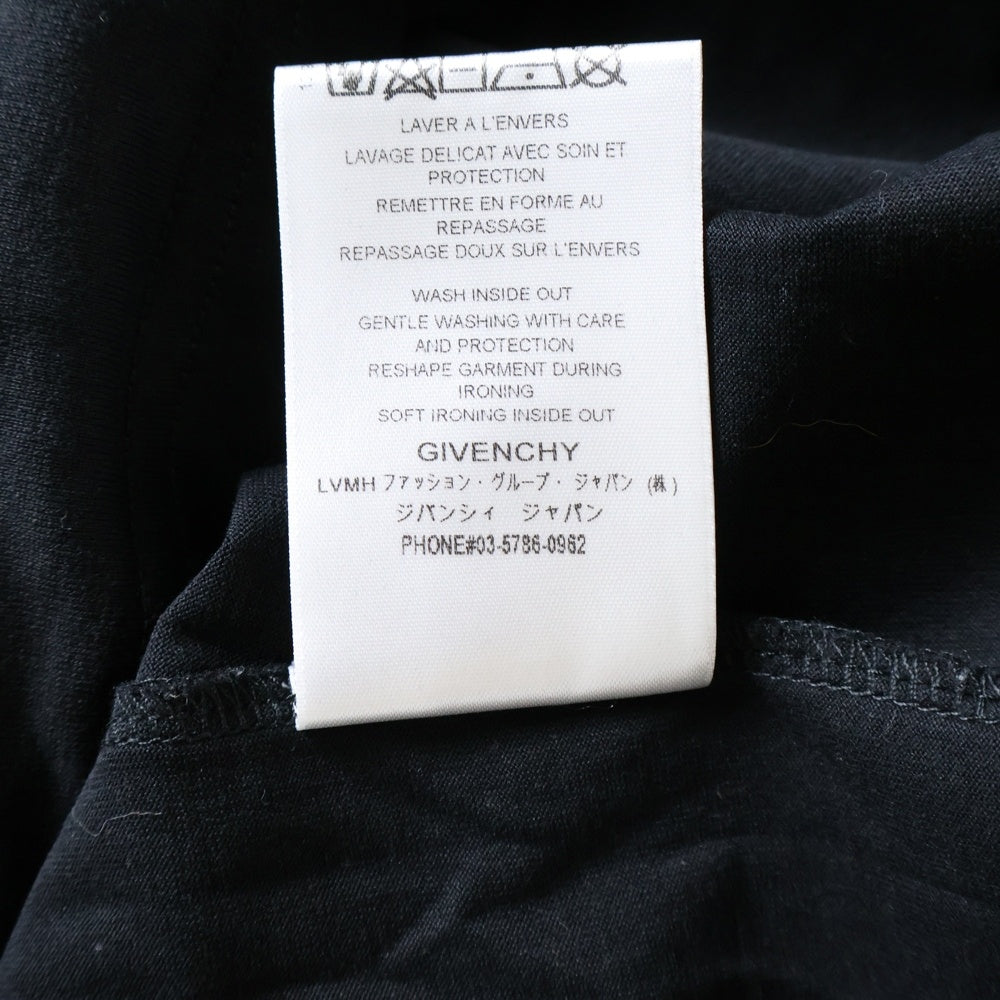 GIVENCHY(ジバンシィ) T-Shirt ロゴ刺繍 半袖Tシャツ ブラック BM70YC3002