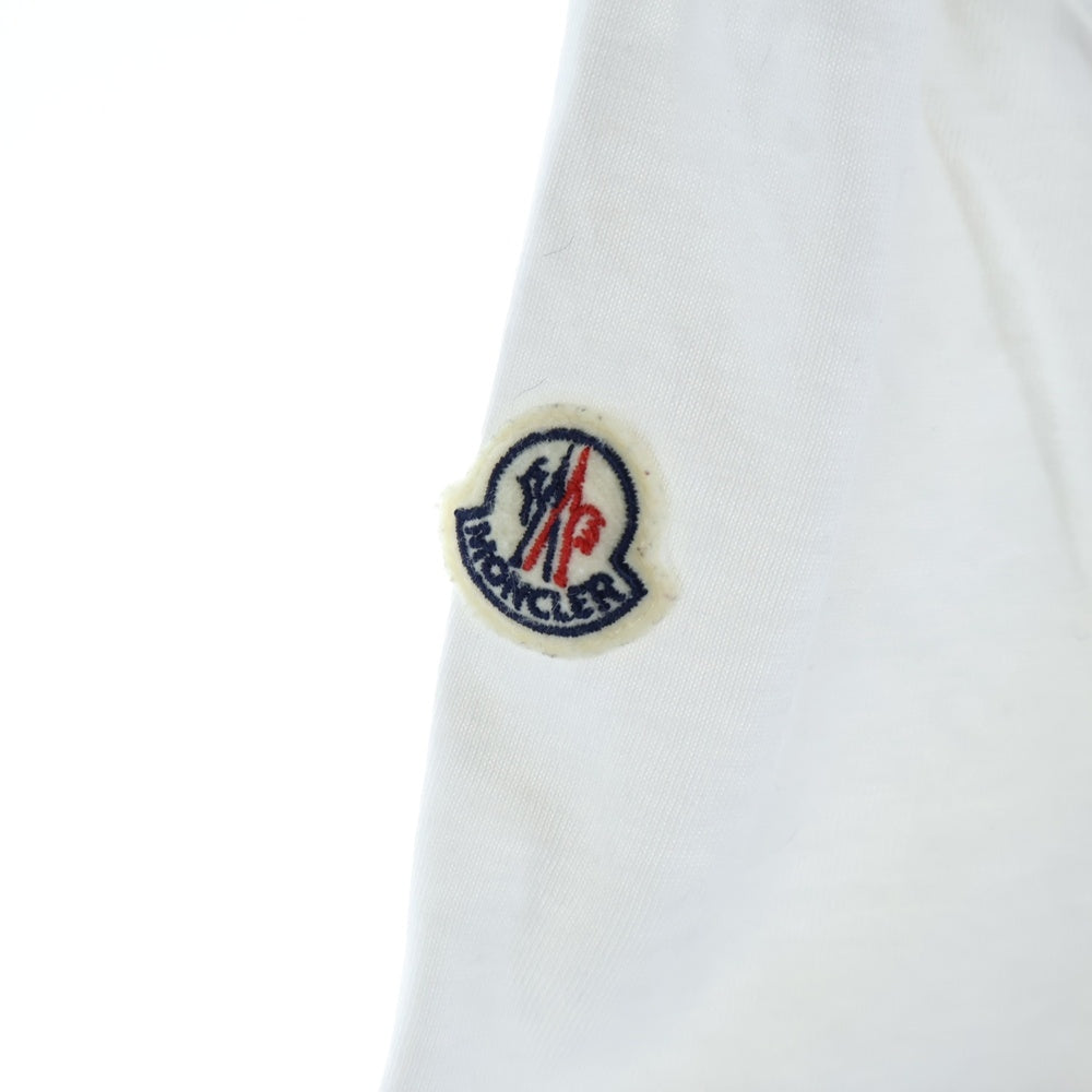 MONCLER(モンクレール) MAGLIA T-SHIRT ロゴプリント 半袖Tシャツ ホワイト E20918048950