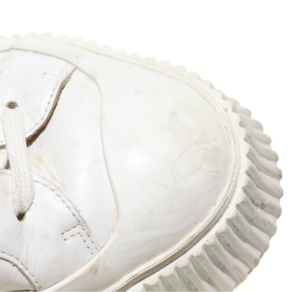 JIL SANDER(ジルサンダー) Plat Form Sneaker プラットフォーム レザーローカットスニーカー ホワイト