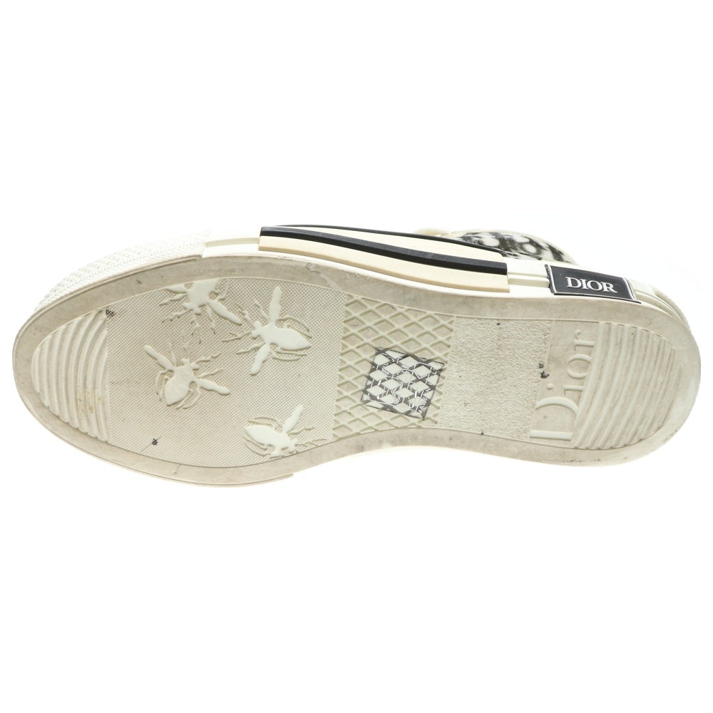 DIOR(ディオール) B23 Sneaker オブリーク 総柄ハイカットスニーカー ホワイト
