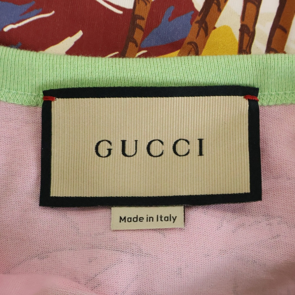 GUCCI(グッチ) Hollywood T-Shirt 半袖Tシャツ ピンク レディース 695816 XJED4