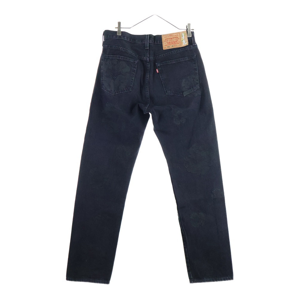 DENIM TEARS(デニムティアーズ) Levi's Denim Pants リーバイス 花柄デニムパンツ ブラック PC9-A1592-0003