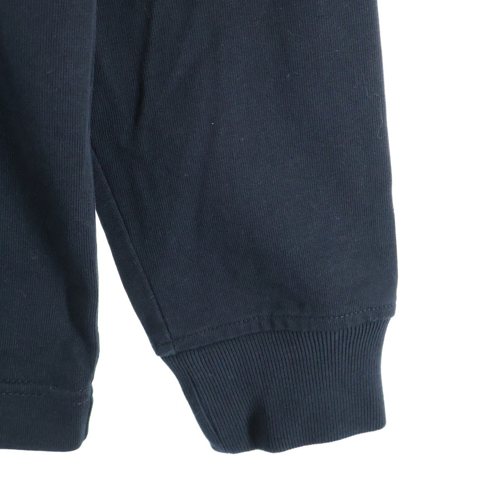 ALEXANDER WANG(アレキサンダーワン) L/S T-SHIRT ロゴ刺繍 長袖Tシャツ ロンT ブラック