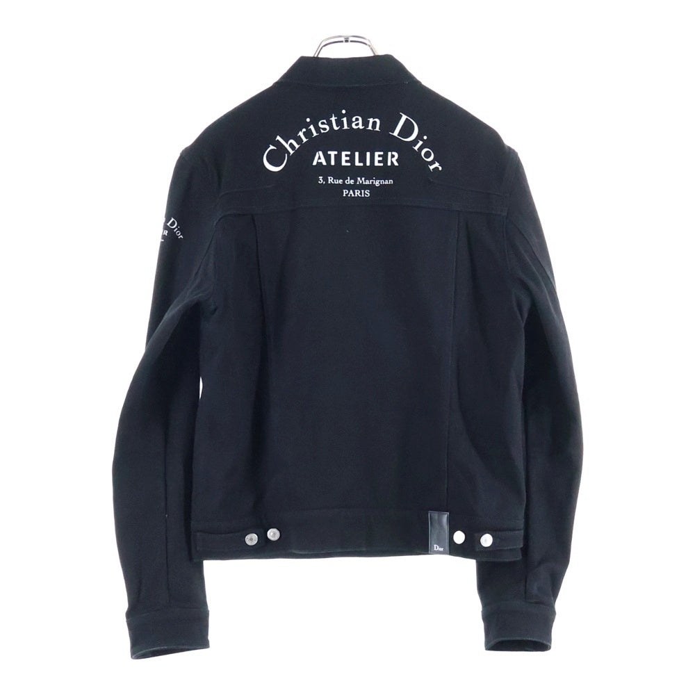 DIOR(ディオール) 18AW Atelier Denim Jacket アトリエロゴ デニムジャケット ブラック 863C414I7293